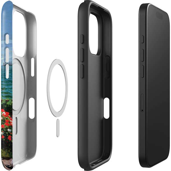 Monet - The Terrace at Sainte-Adresse by Monet iPhone 16 Pro Max Magsafe Impact Case