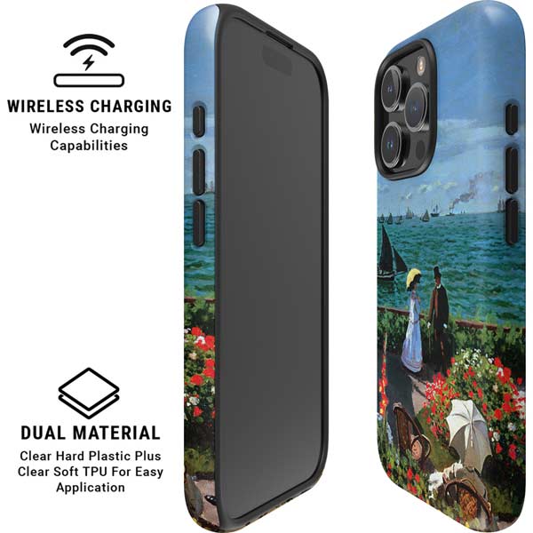 Monet - The Terrace at Sainte-Adresse by Monet iPhone 16 Pro Max Magsafe Impact Case