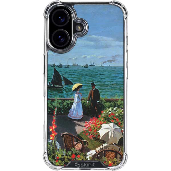 Monet - The Terrace at Sainte-Adresse by Monet iPhone 17 Clear Case