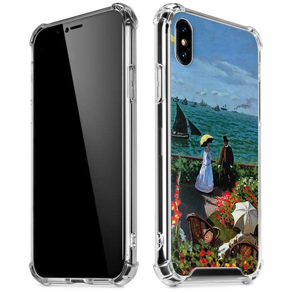 Monet - The Terrace at Sainte-Adresse by Monet iPhone X/XS Clear Case