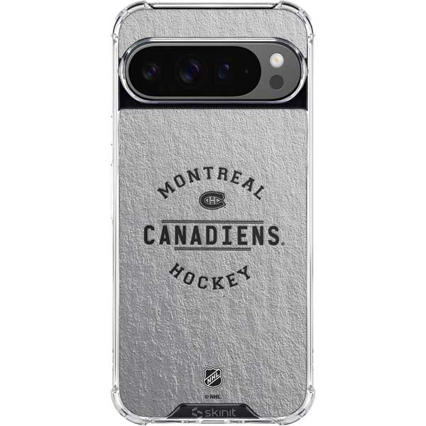 NHL Montreal Canadiens Black Text Google Pixel 10 Pro Clear Case