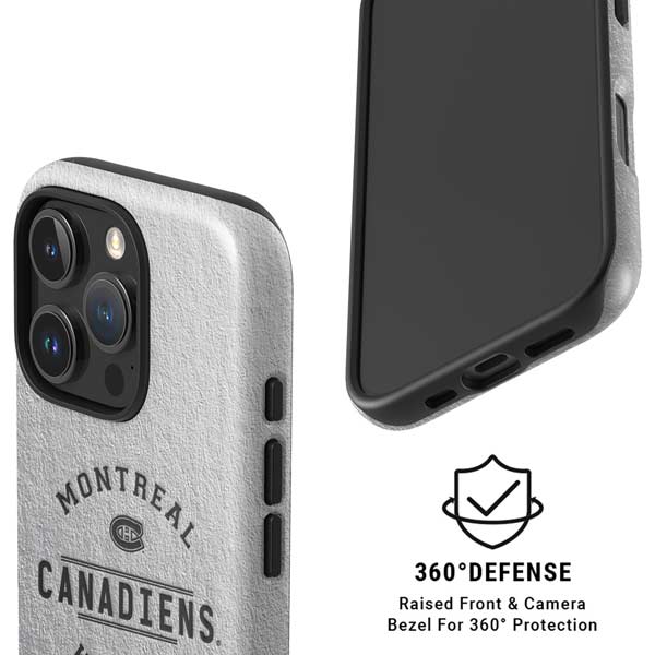 NHL Montreal Canadiens Black Text iPhone 16 Pro Max Magsafe Impact Case