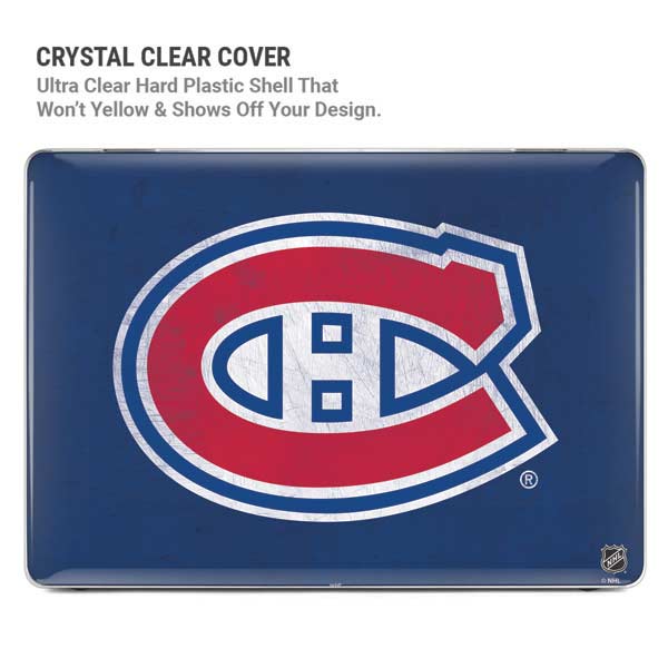 NHL Montreal Canadiens Distressed MacBook Pro 14in (2021-24) Case plus Skin