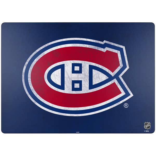 NHL Montreal Canadiens Distressed Surface Laptop 7 13.8in Skin