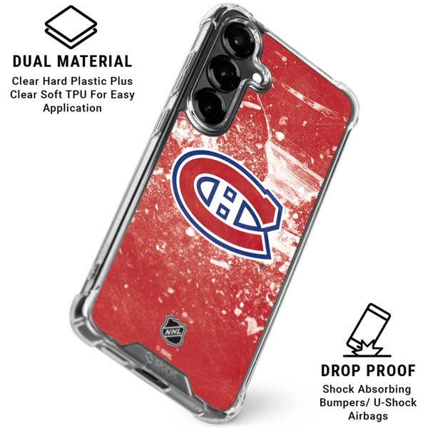 NHL Montreal Canadiens Frozen Galaxy S26 Clear Case