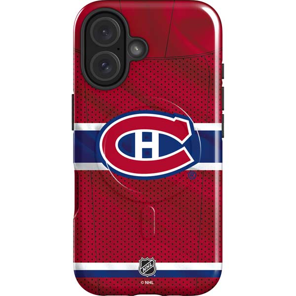 NHL Montreal Canadiens Home Jersey iPhone 17 Magsafe Impact Case