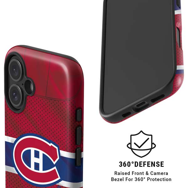 NHL Montreal Canadiens Home Jersey iPhone 17 Magsafe Impact Case