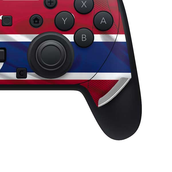 NHL Montreal Canadiens Home Jersey Nintendo Switch 2 (2025) Pro Controller Skin