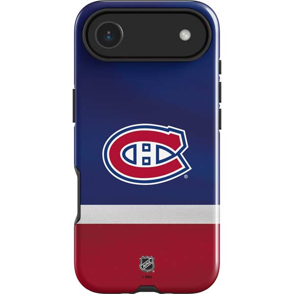 NHL Montreal Canadiens Jersey iPhone 17 Air Impact Case