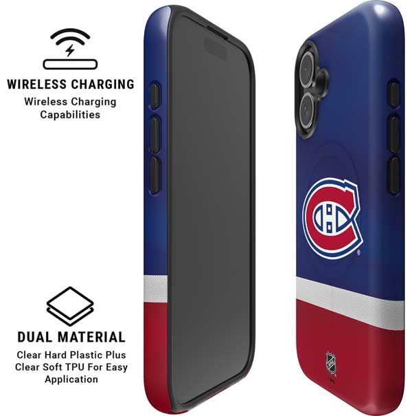 NHL Montreal Canadiens Jersey iPhone 17 Magsafe Impact Case