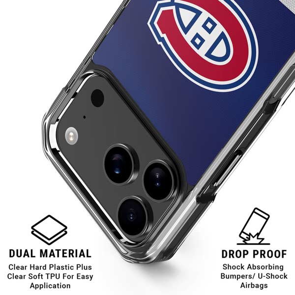 NHL Montreal Canadiens Jersey iPhone 17 Pro MagSafe Case