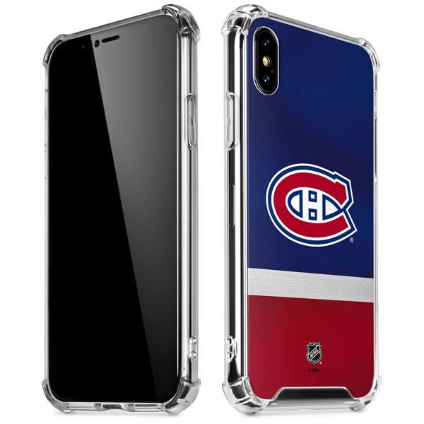 NHL Montreal Canadiens Jersey iPhone X/XS Clear Case