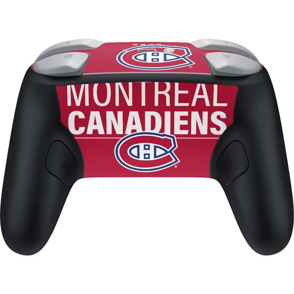 NHL Montreal Canadiens Lineup Nintendo Switch 2 (2025) Pro Controller Skin