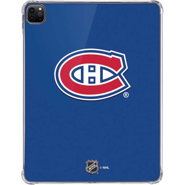NHL Montreal Canadiens Solid Background iPad Pro 11in (2024) Clear Case