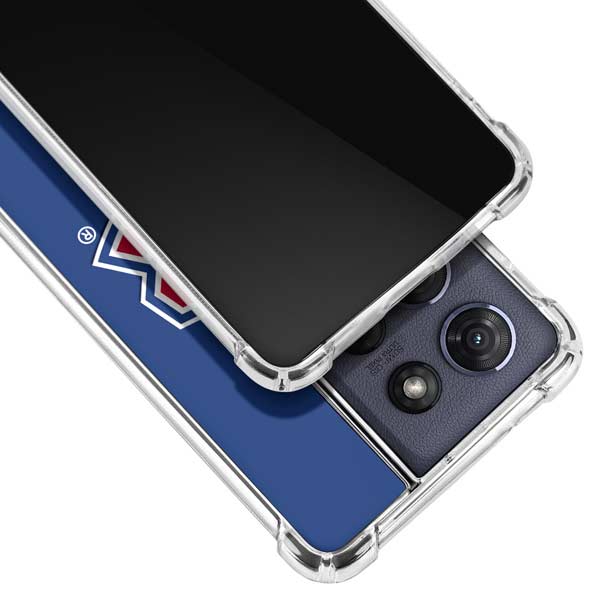 NHL Montreal Canadiens Solid Background Moto G 5G (2025) Clear Case
