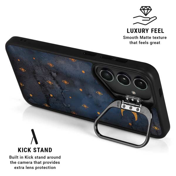 Moon and Stars Galaxy S26 Ultra Kickstand Case
