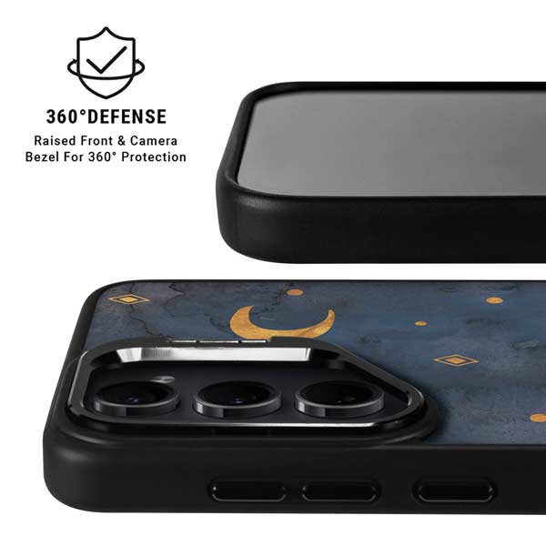 Moon and Stars Galaxy S26 Ultra Kickstand Case