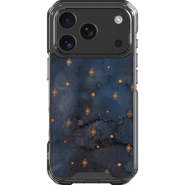 Moon and Stars iPhone 17 Pro Clear Case