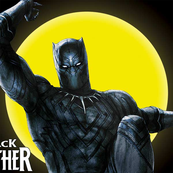 Marvel Black Panther Moon light Nintendo 2DS XL (2017) Skin