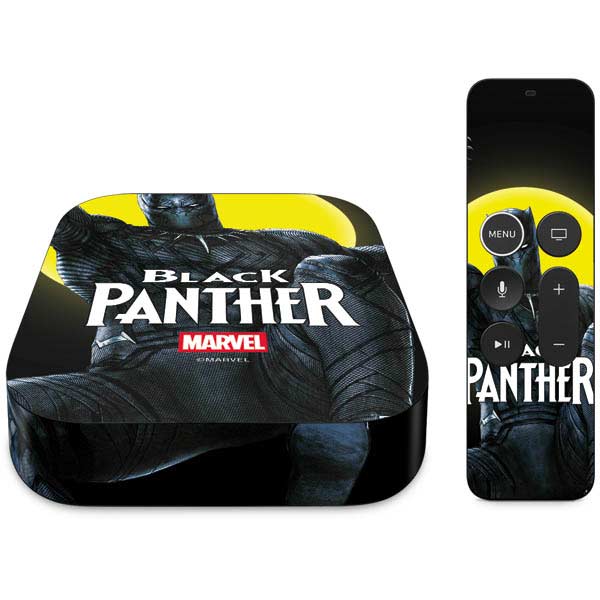 Marvel Black Panther Moon light Apple TV Skin