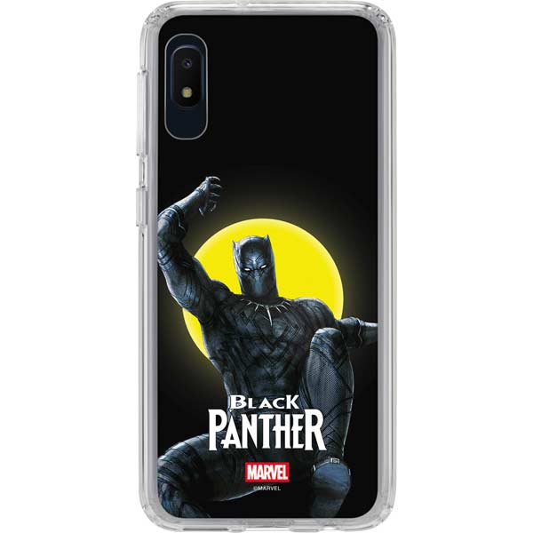 Marvel Black Panther Moon light Galaxy A10e Clear Case