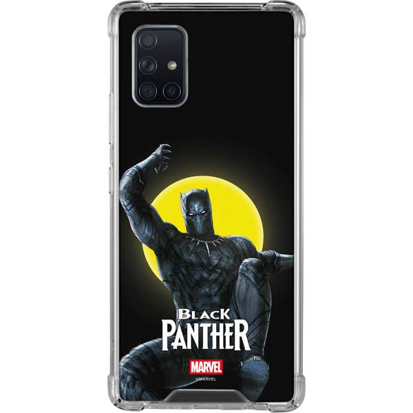 Marvel Black Panther Moon light Galaxy A71 5G Clear Case
