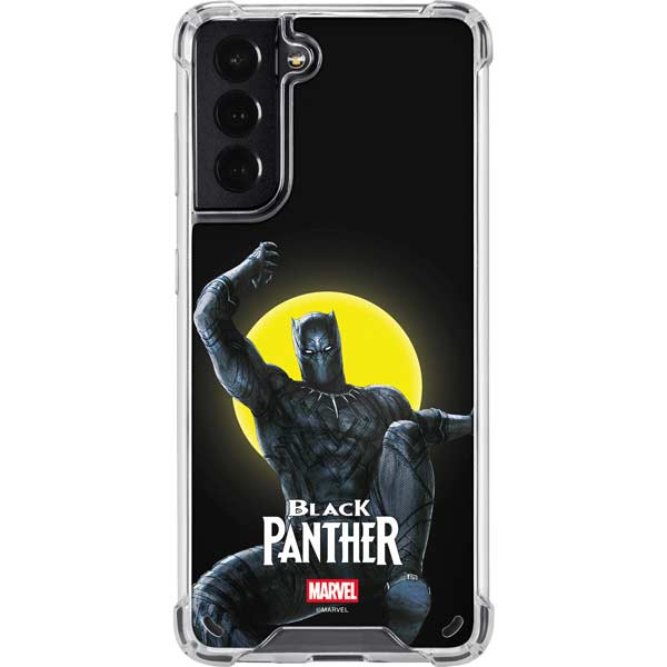 Marvel Black Panther Moon light Galaxy S21 5G Clear Case
