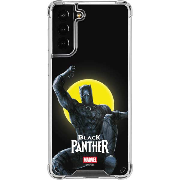 Marvel Black Panther Moon light Galaxy S21 Plus 5G Clear Case