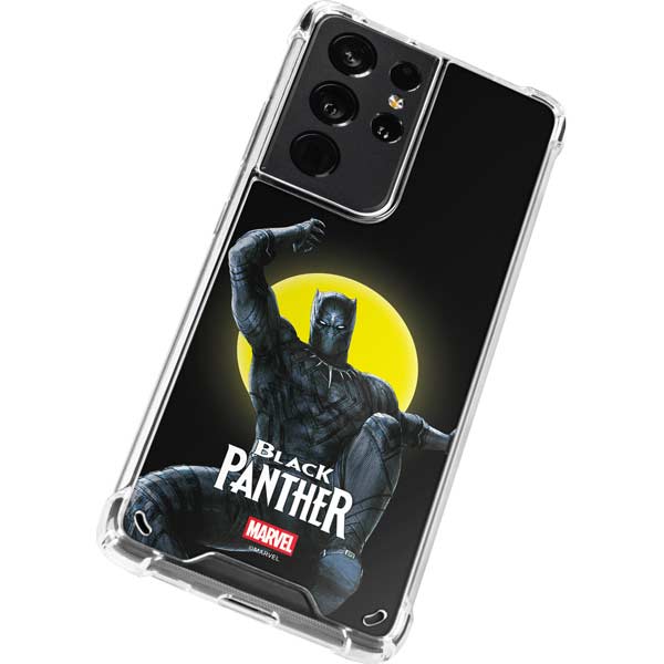 Marvel Black Panther Moon light Galaxy S21 Ultra 5G Clear Case