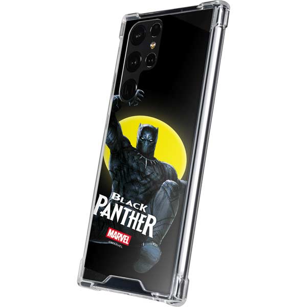 Marvel Black Panther Moon light Galaxy S22 Ultra Clear Case
