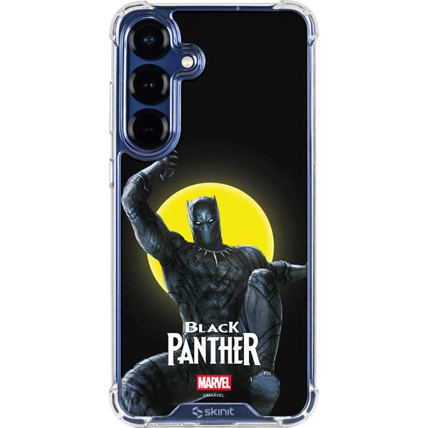 Marvel Black Panther Moon light Galaxy S25 Clear Case