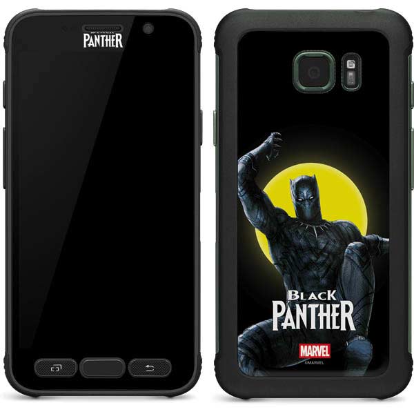 Marvel Black Panther Moon light Galaxy S7 Active Skin