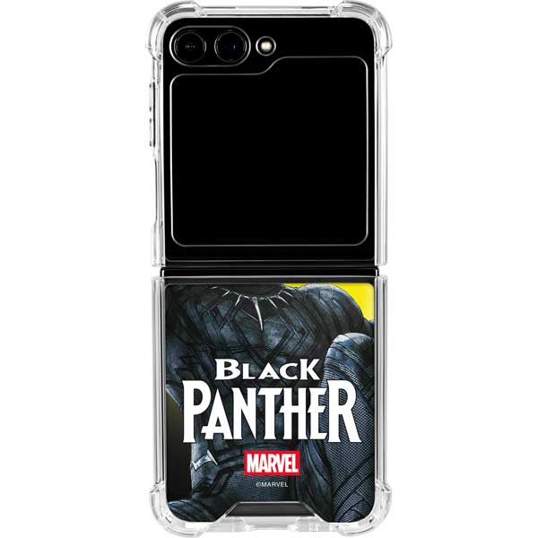 Marvel Black Panther Moon light Galaxy Z Flip5 5G Clear Case
