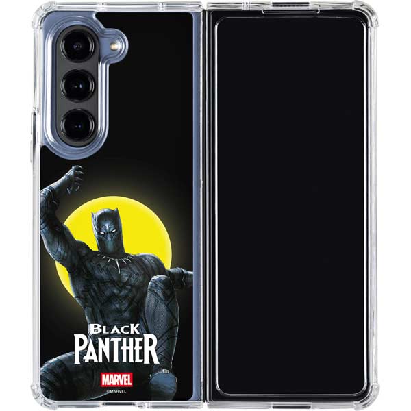 Marvel Black Panther Moon light Galaxy Z Fold5 5G Clear Case
