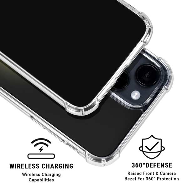 Marvel Black Panther Moon light iPhone 15 Clear Case