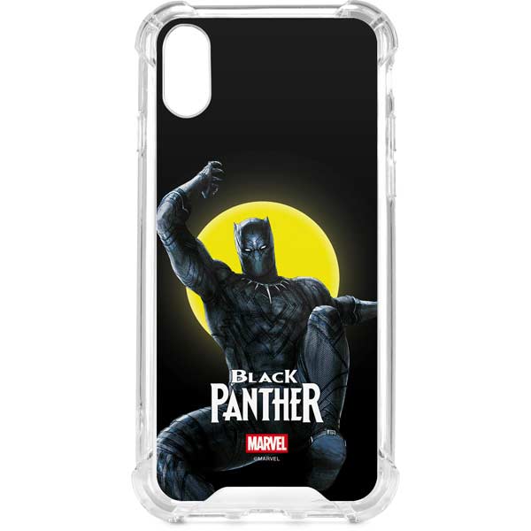 Marvel Black Panther Moon light iPhone XS Clear Case