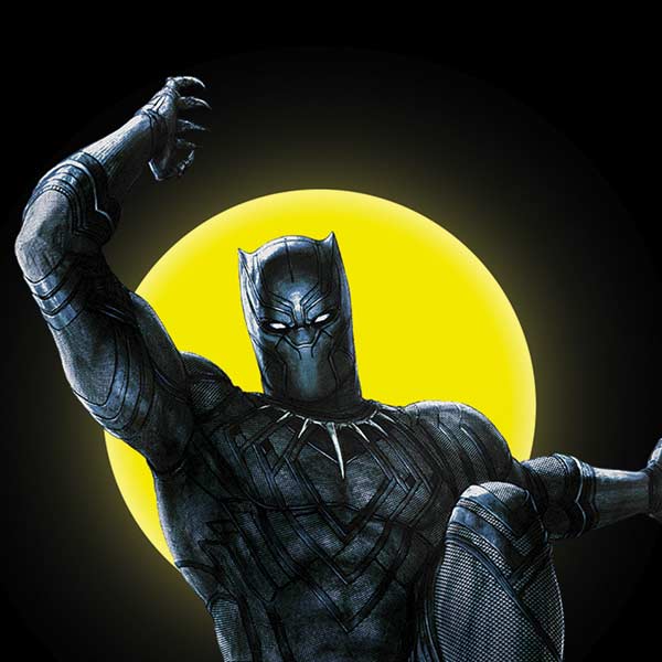 Marvel Black Panther Moon light iPhone XS Max Skin