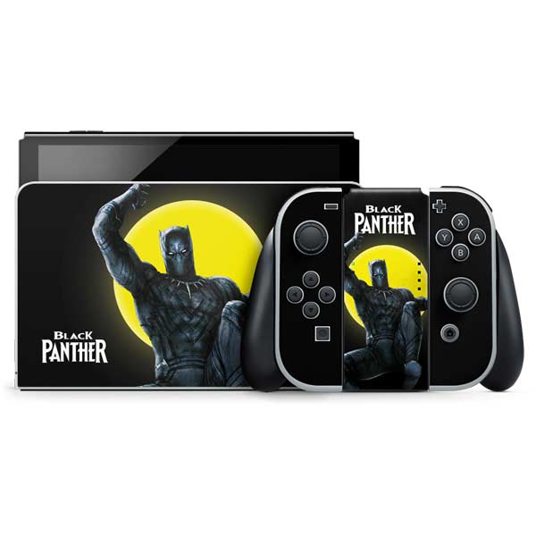 Marvel Black Panther Moon light Nintendo Switch OLED (2021) Skin