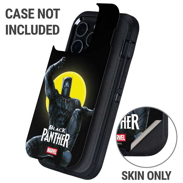 Marvel Black Panther Moon light Otterbox Defender iPhone Skin