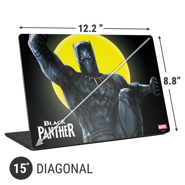 Marvel Black Panther Moon light Universal Laptop 15in (12.2 x 8.8in) Skin