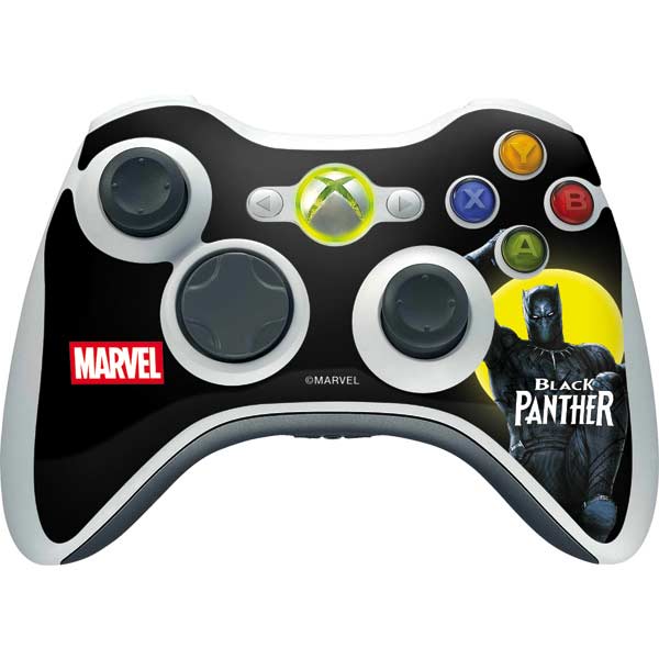 Marvel Black Panther Moon light Xbox 360 Wireless Controller Skin