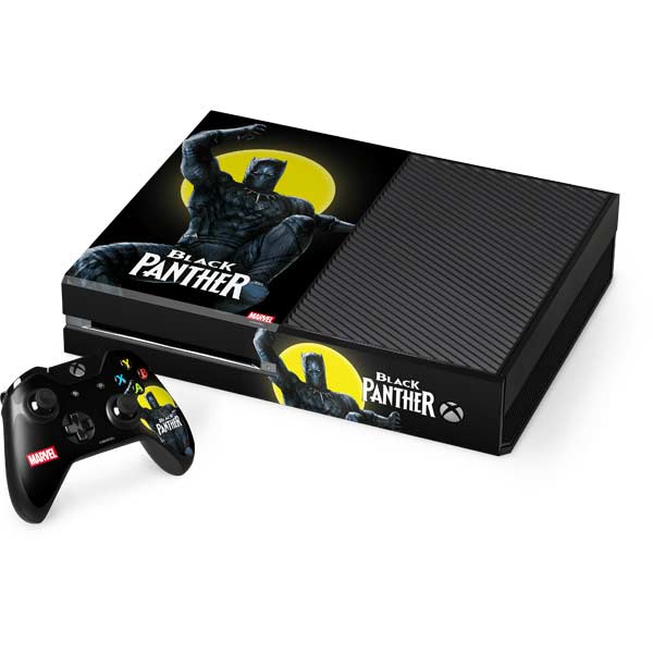 Marvel Black Panther Moon light Xbox One Console and Controller Bundle Skin