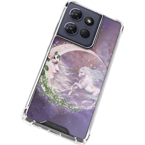 Moon Unicorn by Laurie Prindle Moto G Play 5G (2025) Clear Case