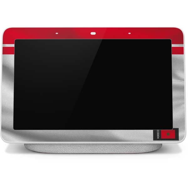 Morocco Soccer Flag Google Home Hub Skin
