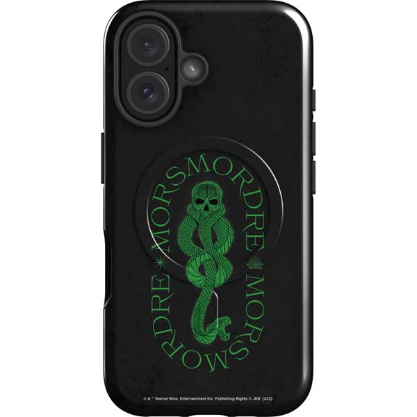 Wizarding Worlds Harry Potter Morsmorder Death Eater Dark Mark iPhone 16 Magsafe Impact Case