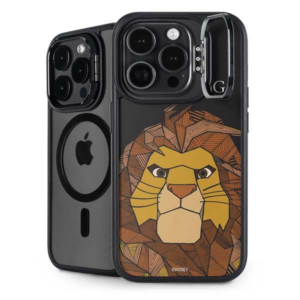 Disney The Lion King Mosaic Simba Art iPhone 14 Pro Kickstand Case