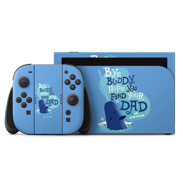 Elf Mr. Narwhal Farewell Nintendo Switch 2 (2025) with Joy-Con Skin