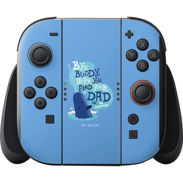 Elf Mr. Narwhal Farewell Nintendo Switch 2 (2025) with Joy-Con Skin