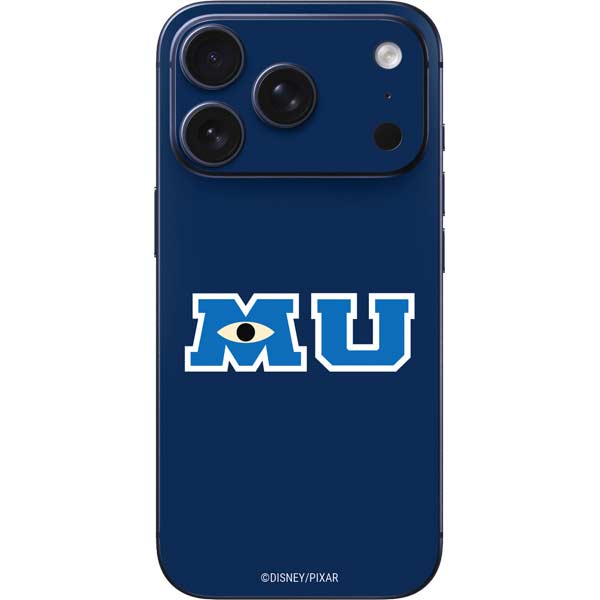 Disney Monsters University MU Logo iPhone 17 Pro Max Skin