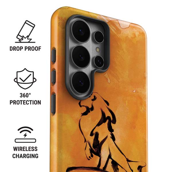 Disney The Lion King Mufasa Water Color Art Galaxy S26 Ultra Impact Case